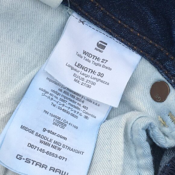 G-STAR Midge Saddle Straight Jeans - Picture 6 of 10